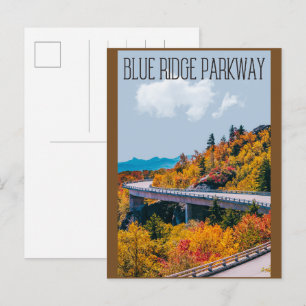 Carte Postale Blue Ridge Parkway Scenic Byway Virginie NC