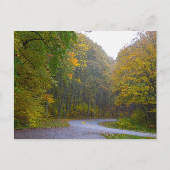 Carte Postale Blue Ridge Parkway, Virginie (Devant)