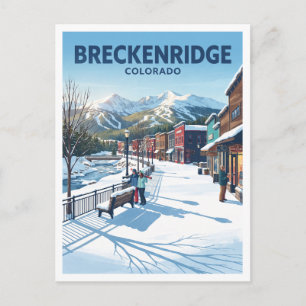 Carte Postale Blue River Plaza Breckenridge Colorado Voyage