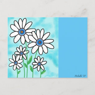 Carte Postale Blue Sky Daisies