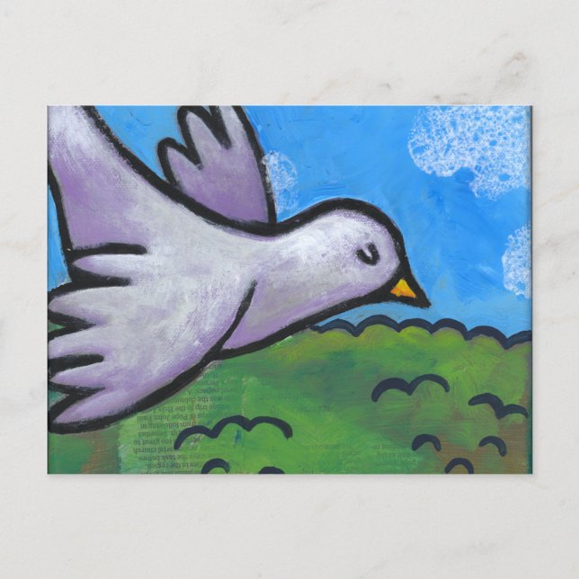Carte Postale Blue Sky Dove (Devant)