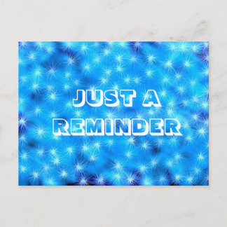 Carte Postale Blue Sparle