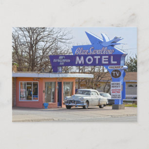 Carte Postale Blue Swallow Motel, Tucumcari, Nouveau-Mexique