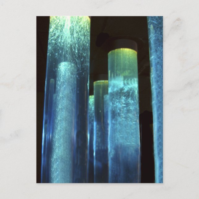 Carte Postale Blue Tubes (Devant)