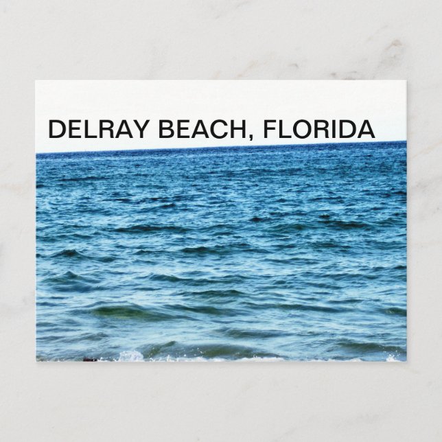 CARTE POSTALE BLUE WATERS (Devant)