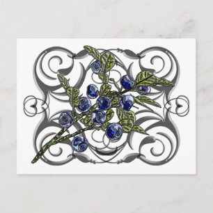 Carte Postale Blueberry