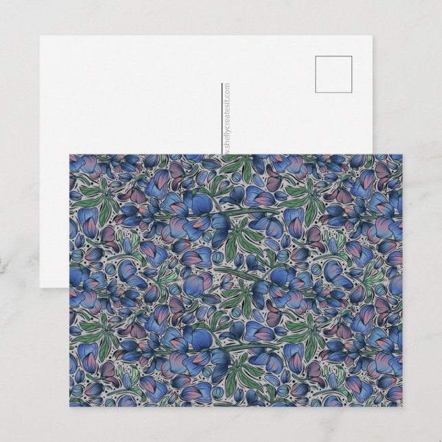 Carte postale Bluebonnet (Devant / Derrière)