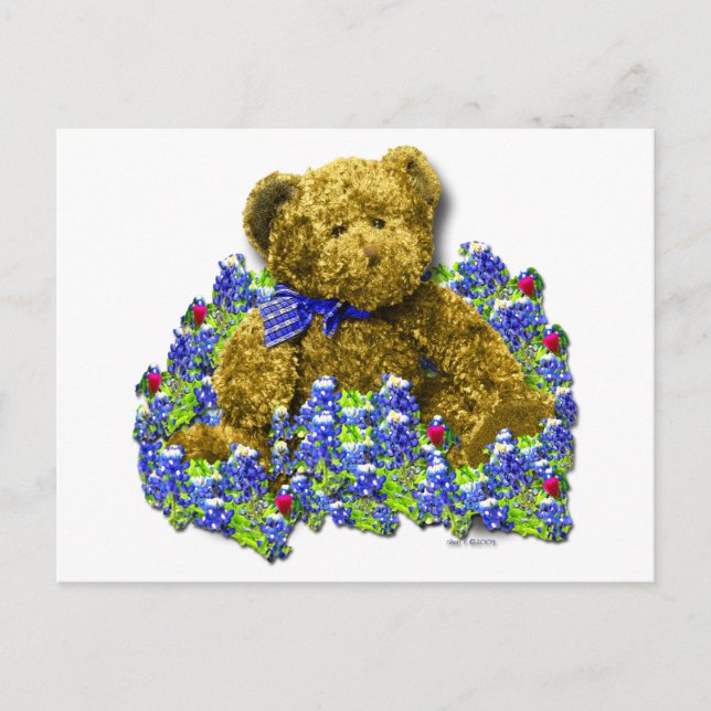 Carte postale Bluebonnet Bear (Devant)
