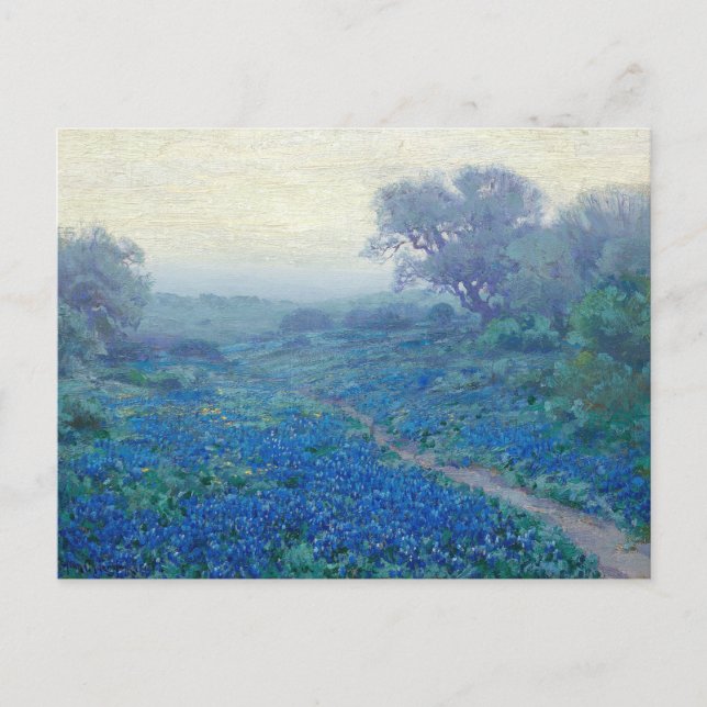 Carte Postale Bluebonnets au lever du soleil | Julian Onderdonk (Devant)
