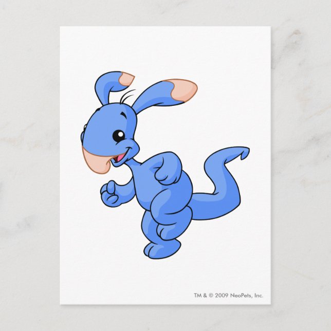 Carte Postale Blumaroo bleu (Devant)