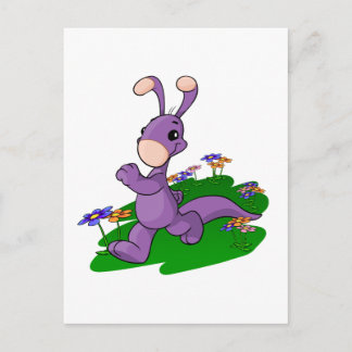 Carte Postale Blumaroo pourpre défilant à travers l'île de Roo