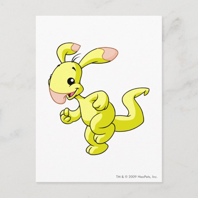 Carte Postale Blumaroo Yellow (Devant)