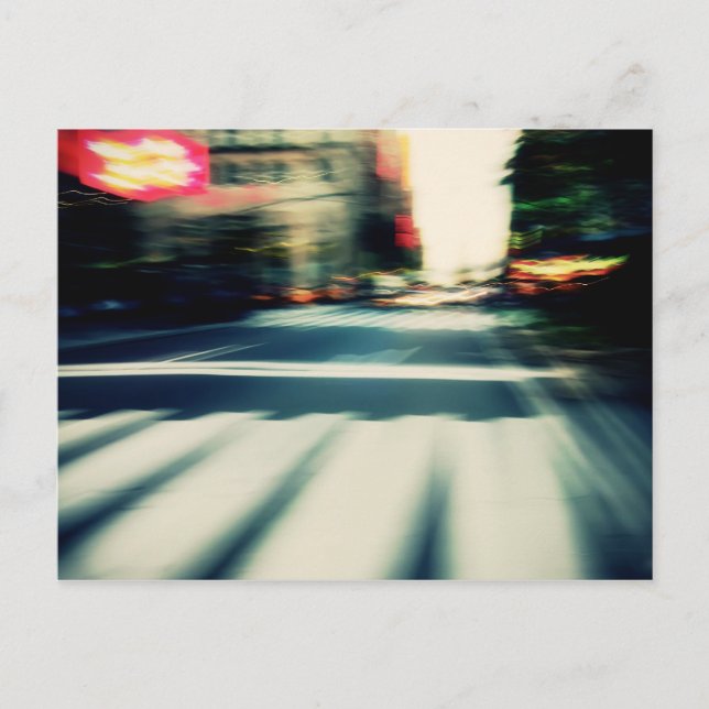 Carte postale Blur Street NYC (Devant)