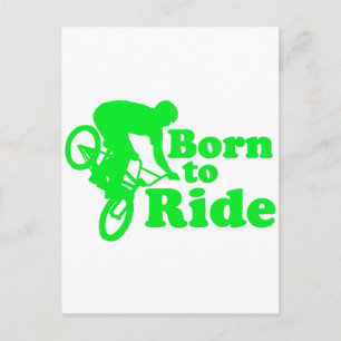 Carte Postale BMX Est Né Pour Ride