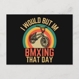 Carte Postale BMX Occupé BMX Ce Jour-Là Biker