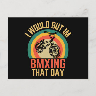Carte Postale BMX Occupé BMX Ce Jour-Là Biker
