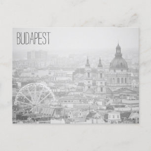Carte Postale BnW Budapest landscape
