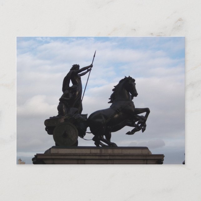 Carte postale Boadicea Statue (Devant)