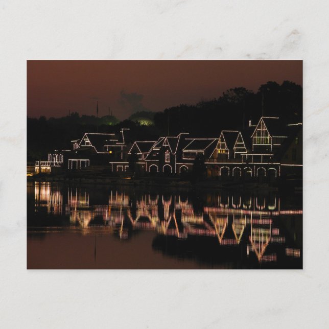 Carte Postale Boathouse Row Postcard (Devant)