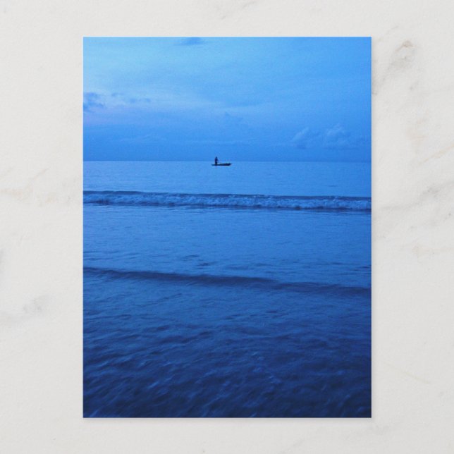 Carte Postale Boatman, Bin Tan. (Devant)