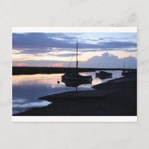 Carte Postale Boats Blakeney at dusk
