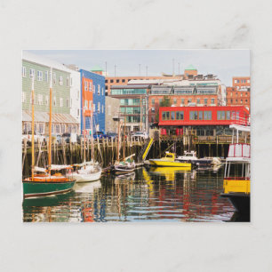 Carte Postale Boats Moored   Portland, Maine
