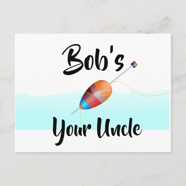 Carte Postale Bob est ton oncle (Devant)