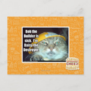 Carte Postale Bob le Builder est malade