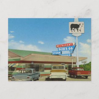 Carte Postale Bob Lyall's Steak House Arizona On U.S. 66.
