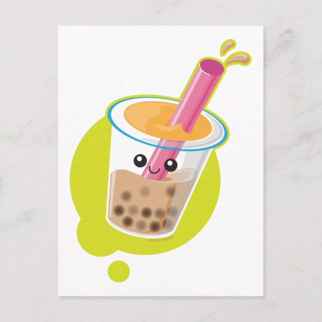 Carte Postale Boba Tea (Devant)
