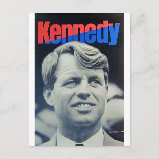 Carte Postale Bobby Kennedy, 68 ans (Devant)