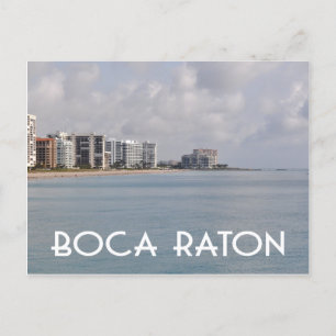Carte Postale Boca Raton Floride scène de plage