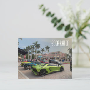 Carte postale Boca Raton Supercars