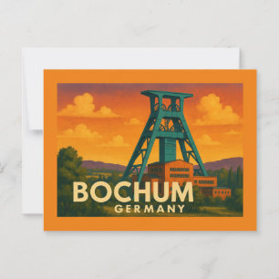 Carte Postale Bochum Allemagne Art de Ville