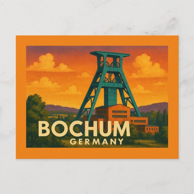 Carte Postale Bochum Germany City Art (Devant)