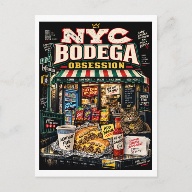 Carte Postale Bodega de New York (Devant)