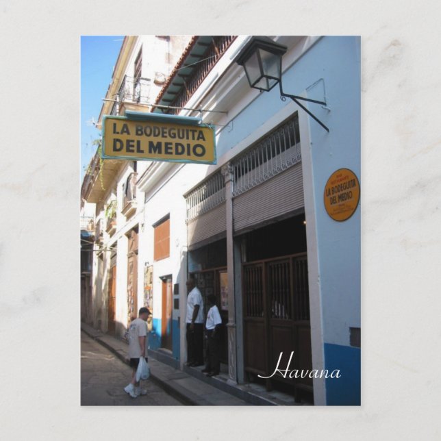 Carte Postale bodeguita havana (Devant)