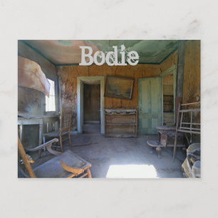 Carte Postale Bodie, California Ghost Town, Inside Home
