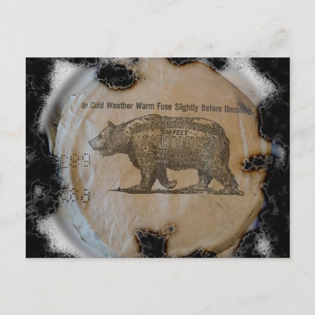 Carte Postale Bodie Fuse Burning (Devant)