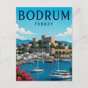 Carte Postale Bodrum Turquie Côte Egée Méditerranée Été