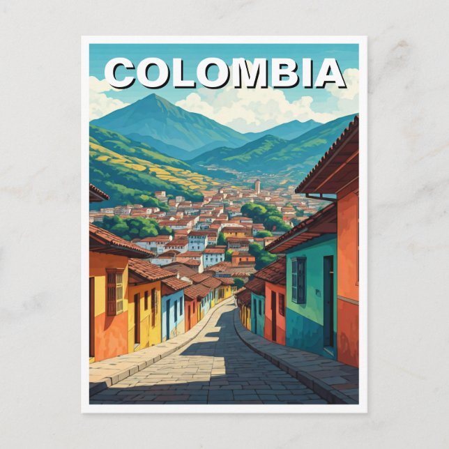 Carte Postale Bogota Colombie La Candelaria (Devant)