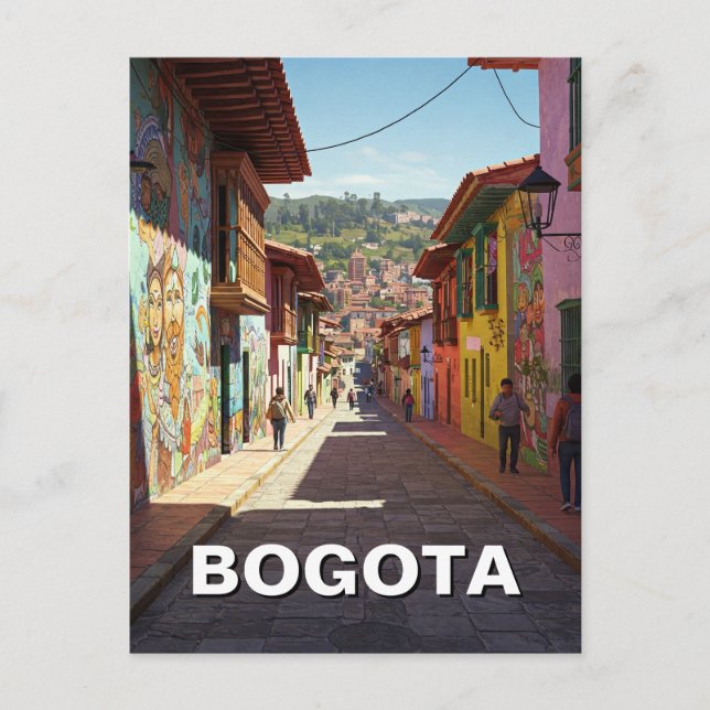 Carte Postale Bogota Colombie La Candelaria Bogotá (Devant)
