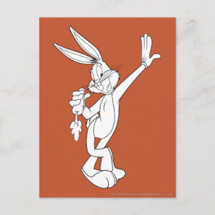 Carte Postale BOGS BUNNY™ Carotte alimentaire
