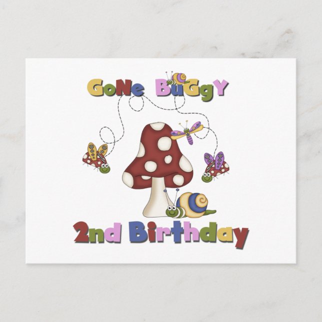 Carte Postale Bogue 2e anniversaire T-shirts et cadeaux (Devant)