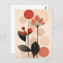 Boho Abstrait et Clip Art moderne Imprimable