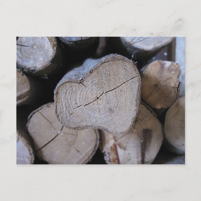 Carte Postale Bois de coeur (Devant)