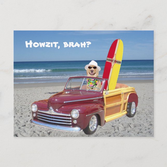 Carte Postale Bois de conduite du laboratoire jaune (Devant)