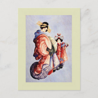 Carte Postale Bois japonais