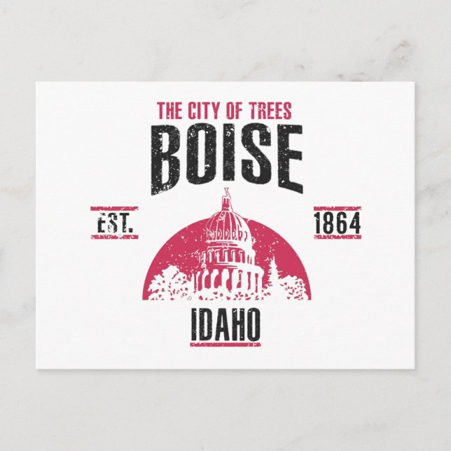 Carte Postale Boise (Devant)