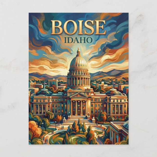 Carte Postale Boise États-Unis (Devant)